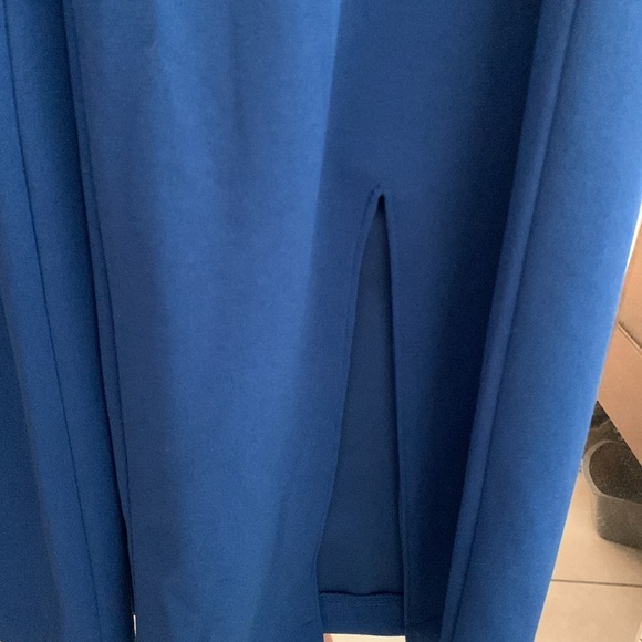 Happily female pants in royal blue, size 10 two pockets pleated-front - Picture 3 of 5